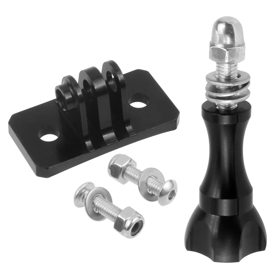 Aluminium Mini Stativ Kopf Helm Feste Adapter Halterung für Gopro Hero 13 11 10 9 8 7 6 5 Für Insta360 ONE R Action Kamera Radfahren – Detail 6