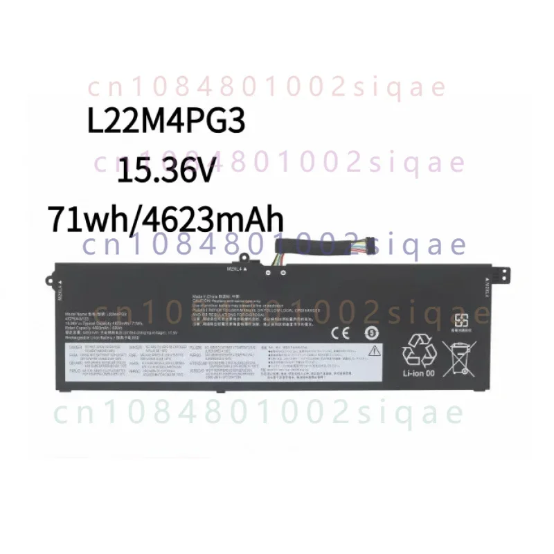L22L4PG3 Laptop Battery For Lenovo ThinkBook 16+ 2023 Ryzen Edition AMD R7-7840H L22M4PG3 L22B4PG3 L22C4PG3 5B11N45410