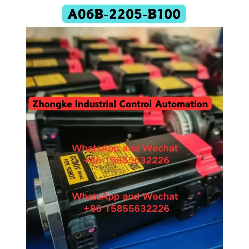 Used OEM disassembled parts electrical machinery A06B-2205-B100 Functional test OK Fast Shipping