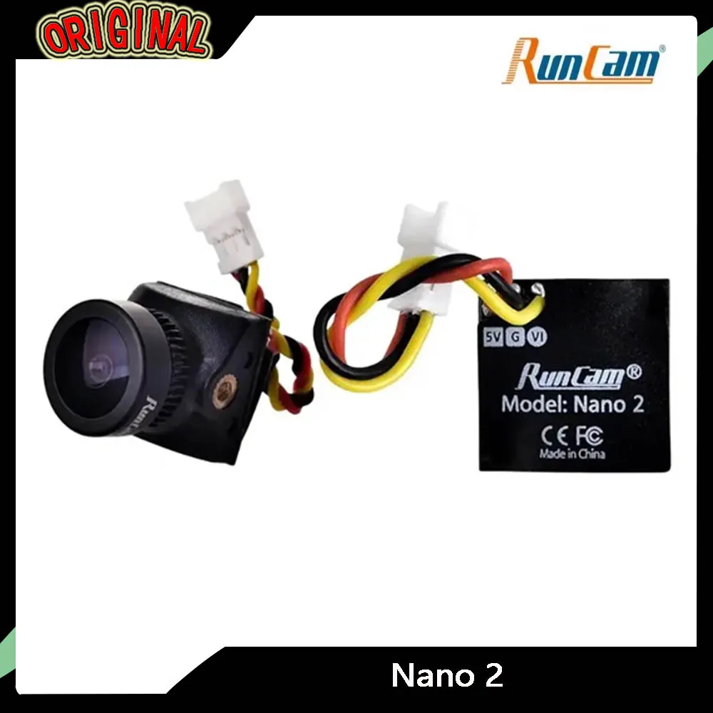 

FPV-камера RunCam Nano 2 | 155 ° /170 ° FOV, 700TVL CMOS, объектив M8 2,1/1,8 мм, сверхлегкий для гоночных дронов и фристайлов