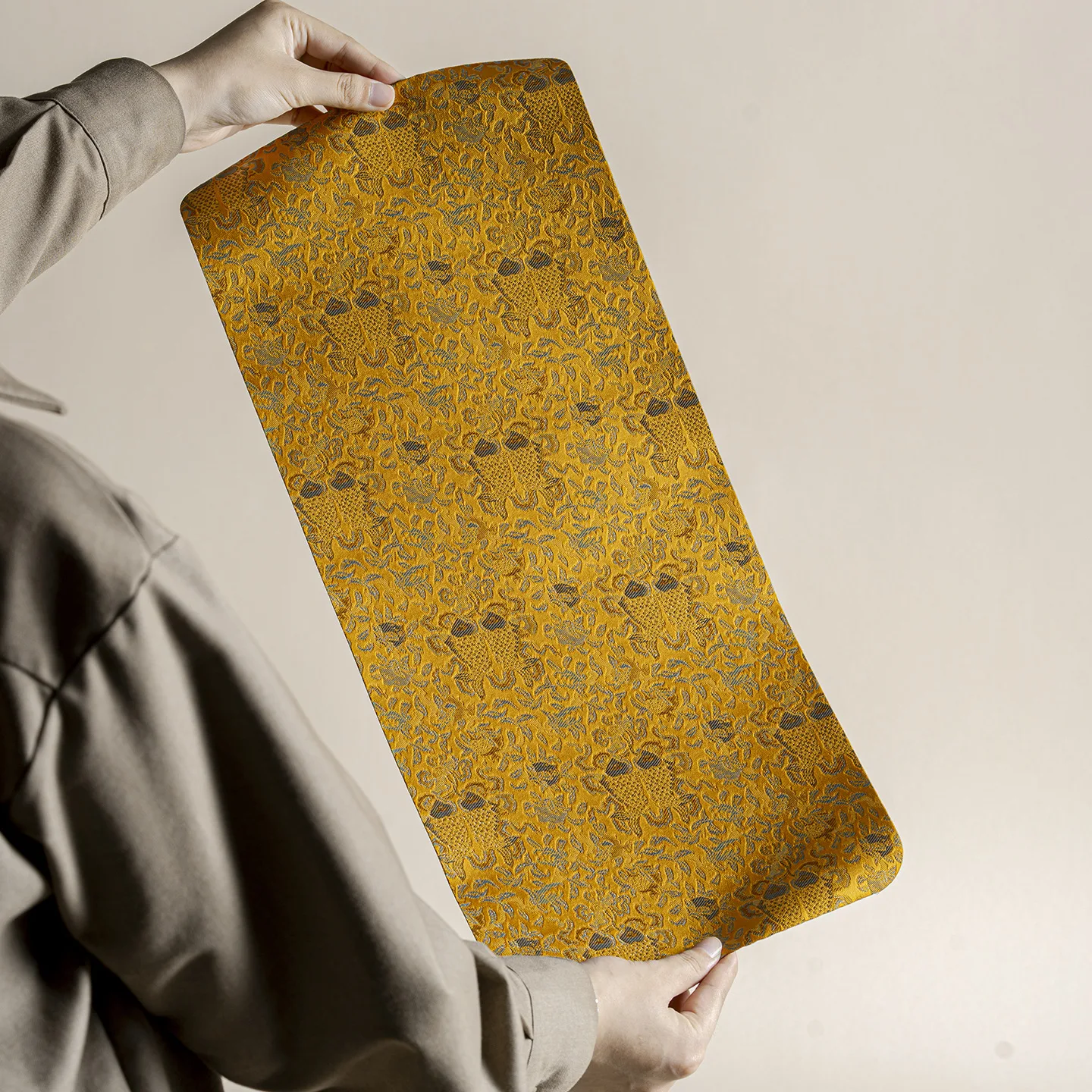 Song Brocade Tea Mat Retro Pattern Bench Table Runner New Chinoiserie Zen Dry Tea Table Mat Napkins Tea Towel