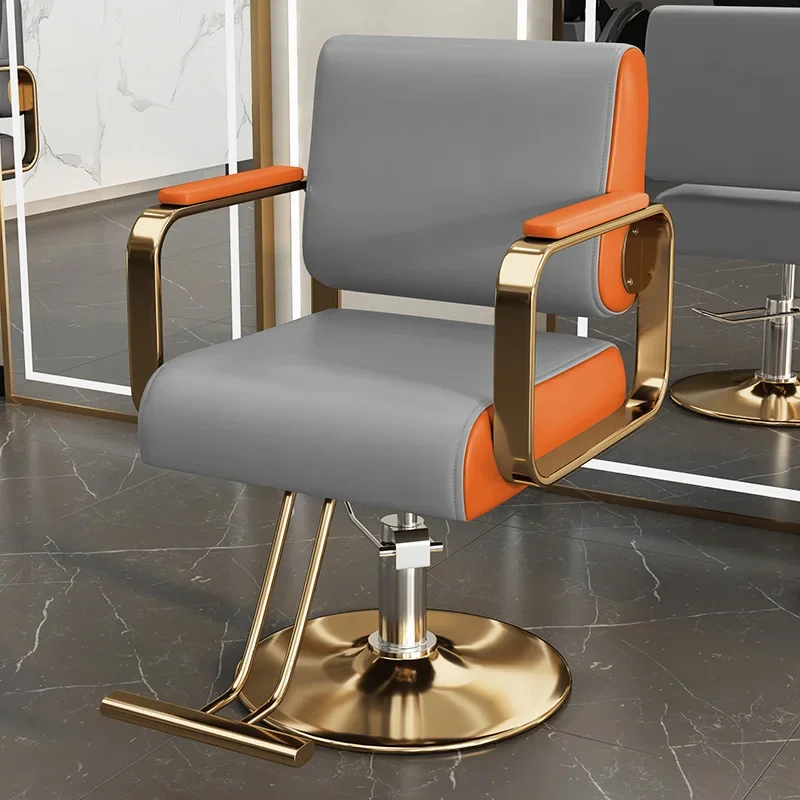 

Hairdresser Armchairs Chaisse Professional Hairdressing Salon Furniture Adjustment Reclining Sillas Doradas Barber Cosmetic