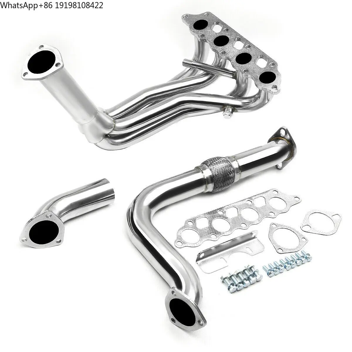 

High Quality New Metallic Stainless Steel Exhaust Header for 00-04 Ford Focus ZX3/ZX5 2.0L EH28963