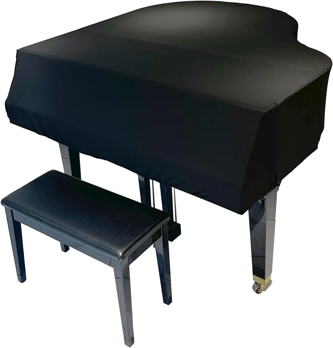 

Waterproof Dustproof Elastic Grand Piano Cover with Drawstring - Fits Petite, Baby, Medium, Parlor Grand Pianos