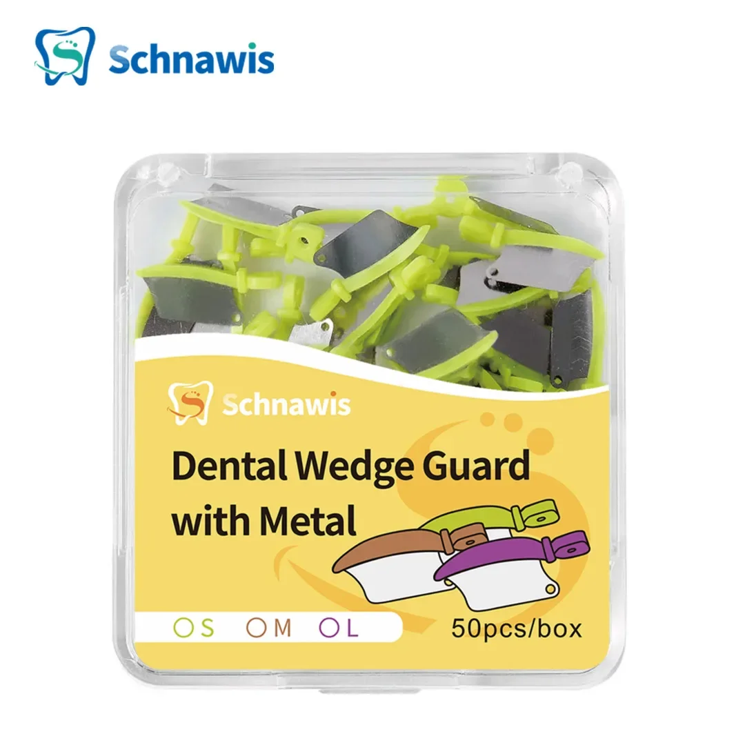 50pcs/box Dental Prime Teeth Interproximal Plastic Wedge With Protection Dentist Tool