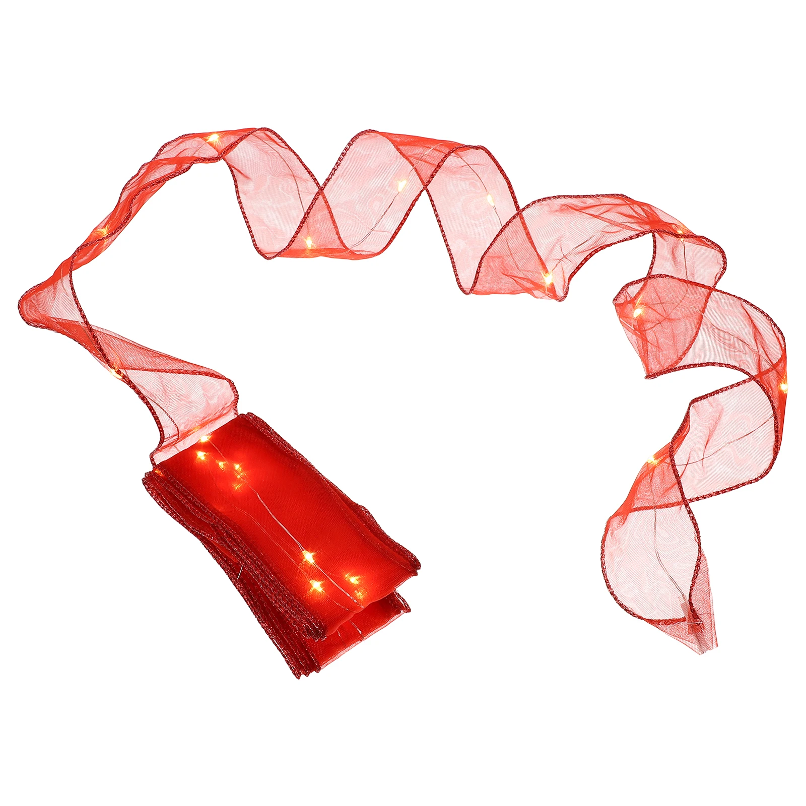 

Christmas Ribbon String Light Led Decorative Party Tree Ornament Festival Patio Garden Tent Club Decoration Xmas Pendant