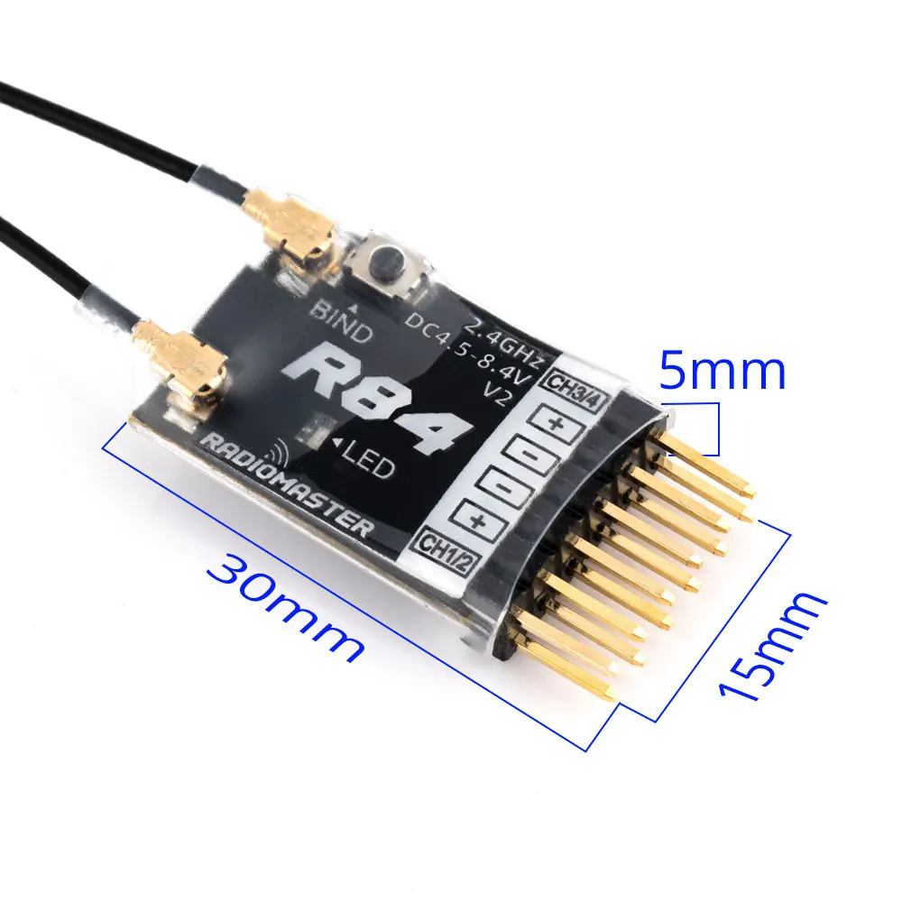 RadioMaster R84 V2 4ch SFHSS PWM Receiver