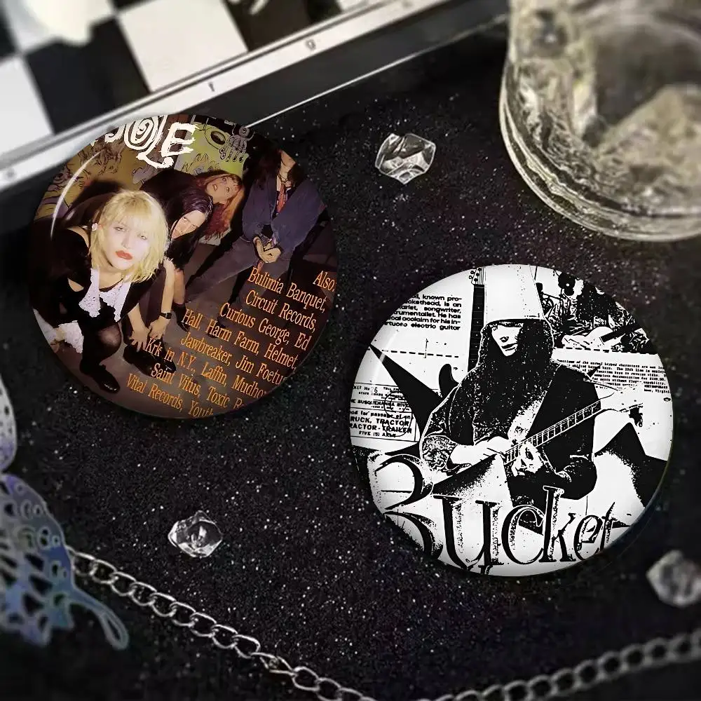 Alternative Rock Band H-Hole Anime Button Pin Handmade Brooch For Clothes Cartoon Badge Backpack Decoration Jewelry Accessories