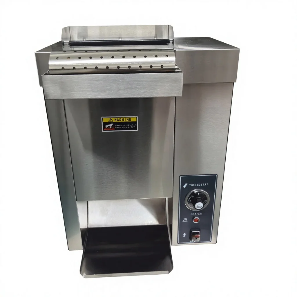 

High Output Burger Toaster Machine Knob Control Hamburger Bun Toaster Equipment With Butter Roller for Snack Bar Food Service