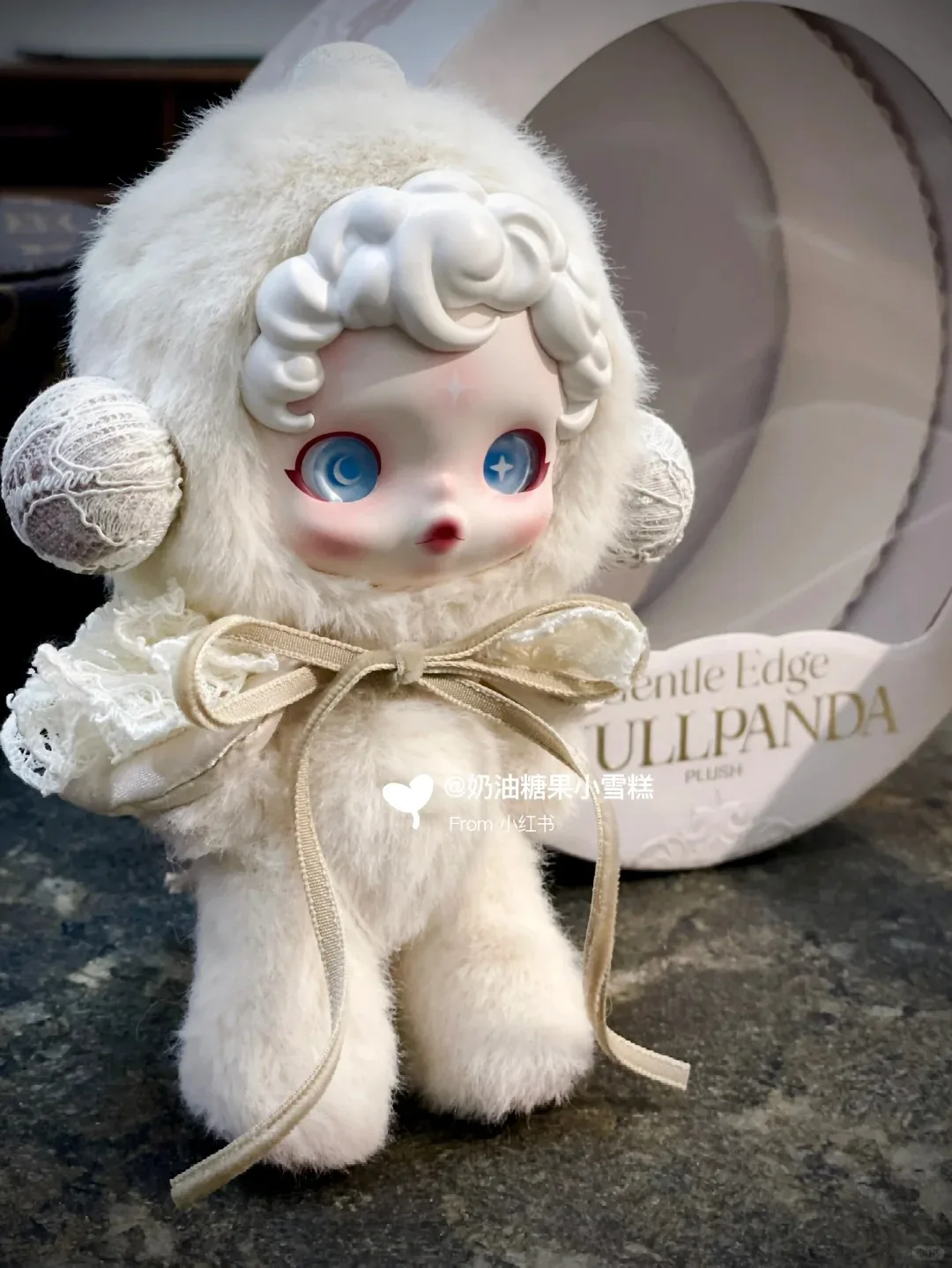 Skullpanda soft and tough series POPMART limited fluffy doll series keychain pendant ornaments 1:1 exquisite replica