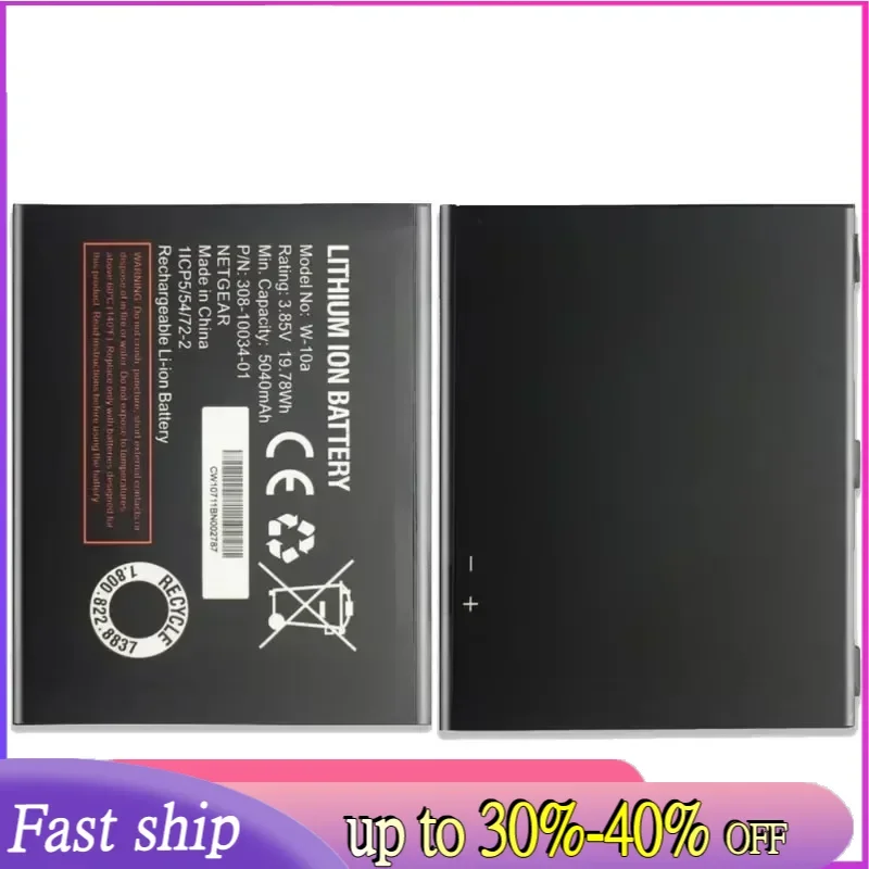 Replacement Battery W-10a W10a For NETGEAR NightHawk M1 MR110 5040mAh with Track Code