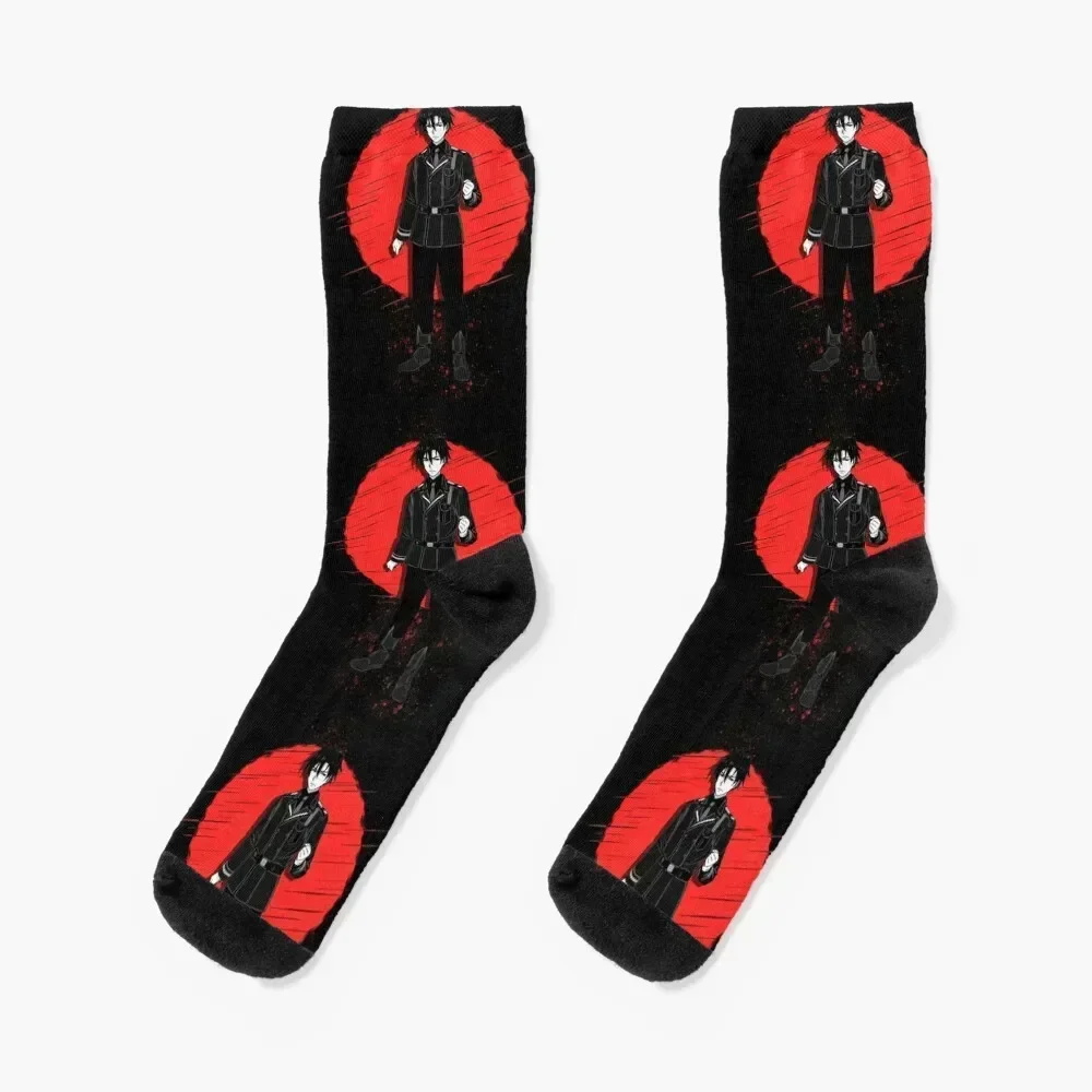 

Shinei Nouzen - 86 Eighty-Six Socks anti-slip Thermal man winter moving stockings hip hop Luxury Woman Socks Men's