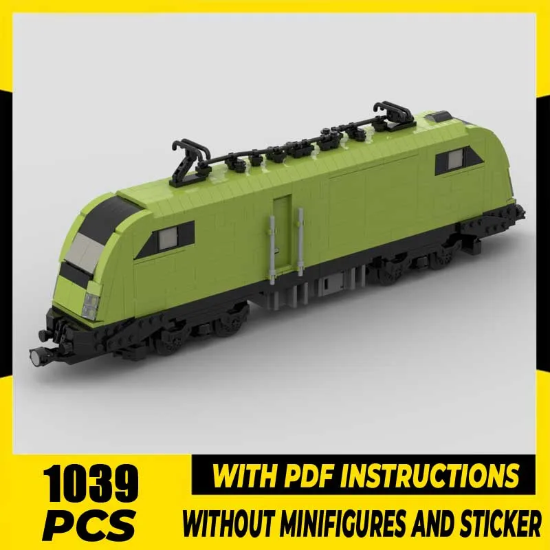 

Railway Train Model Moc Building Blocks Taurus Train Locomotive Model Technology Bricks DIY Assembly Toys Construstion Set Gifts