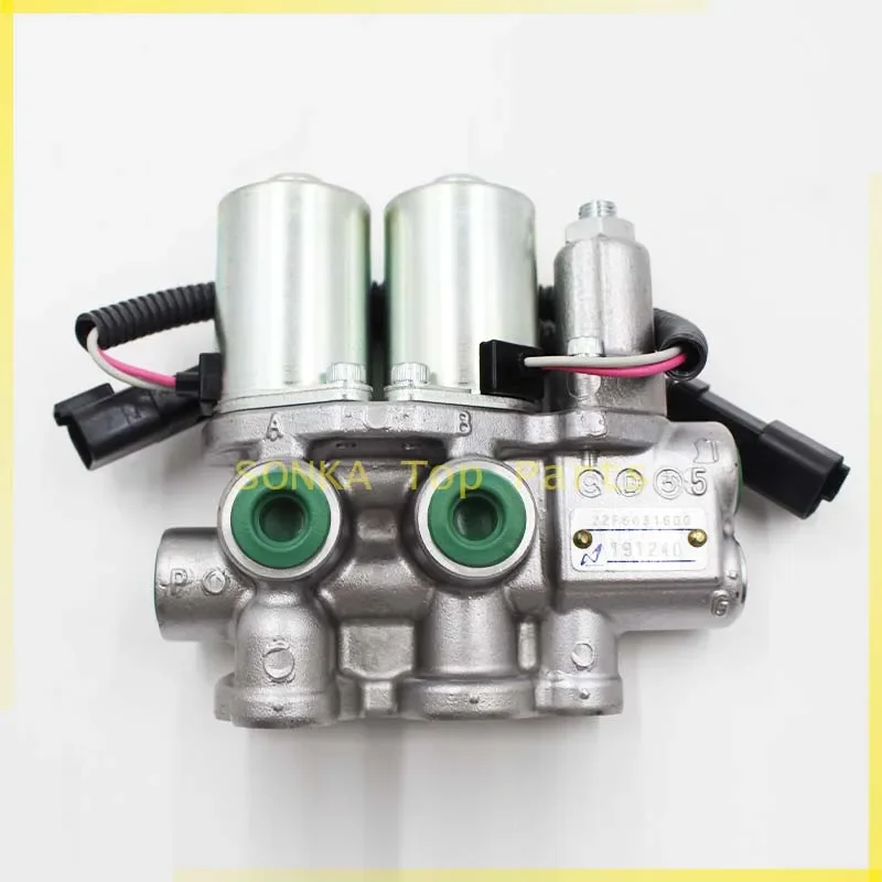 

22F-60-21201 22F-60-31600 Электромагнитный клапан главного насоса для экскаватора Komatsu PC18MR-2 PC18MR-3 PC35MR-2 PC35MR-3 PC40MR-2 PC45MR-3