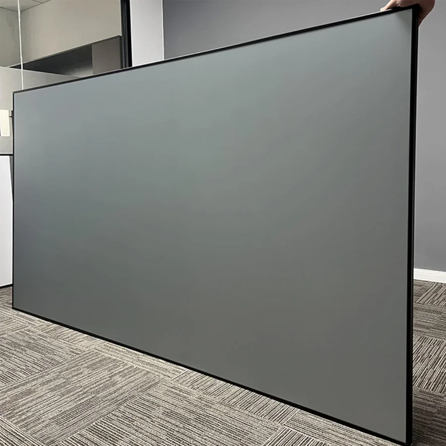 2025 Upgrade 80 90 100 120 Inch Fresnel 5.0 Pro UST ALR Frame Projection Screen for Ultra Short Throw Projectors