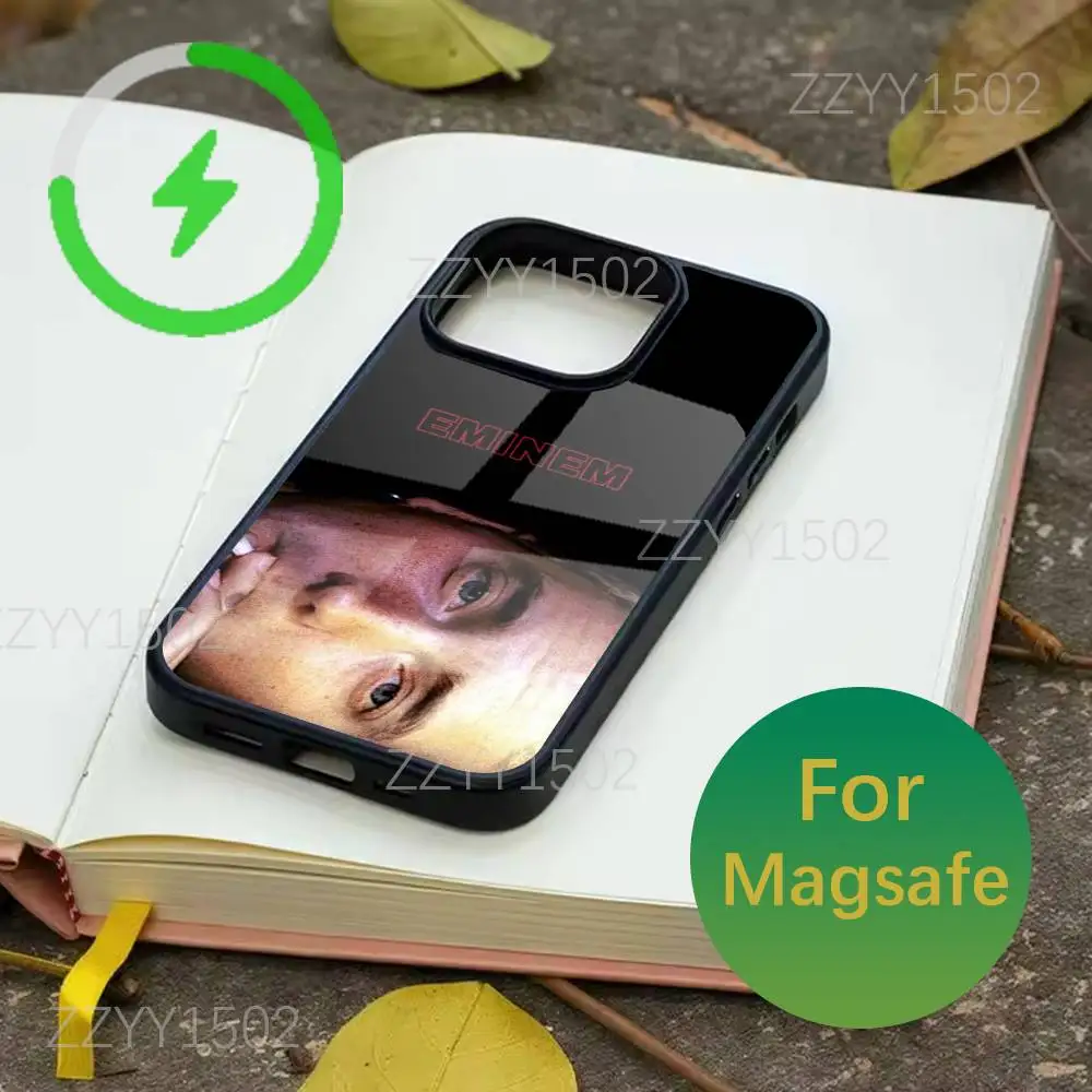 Rapper Eminem Slim Shady Handyhülle für iPhone 17,16,15,14,13,12,11,Pro,Max,Plus,Mini,SE4,E Magsafe Wireless Charging