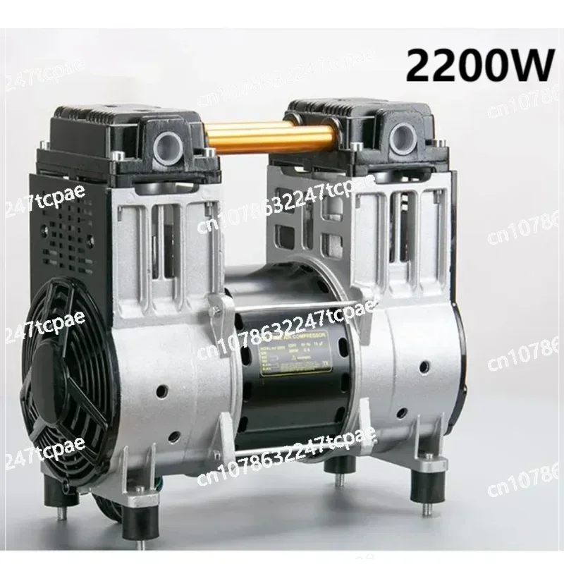 2200W 220V 200L/min 0.7mpa Silent Oil-free Engine Pump Head  Pump Head Air Compressor Accessories Pumping Copper Wire