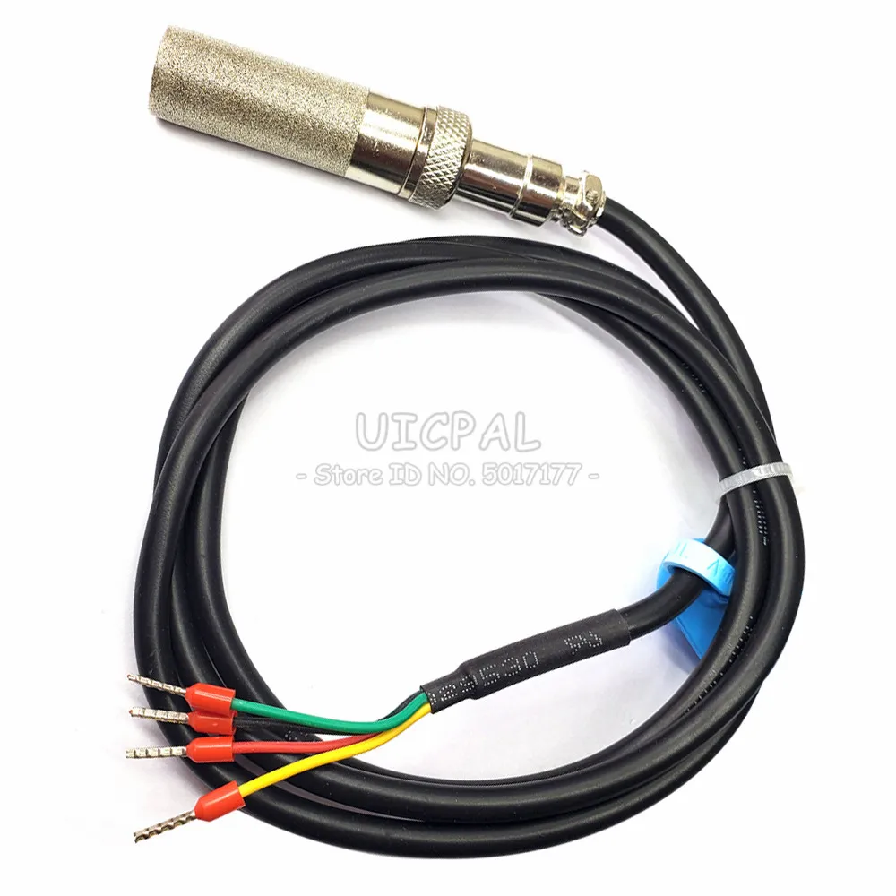SHT30 Temperature Humidity Sensor Probe Cable Module Metal Head Digital Capacitance Sensors OEM Length I2C Output 1M 3M 5M 10M