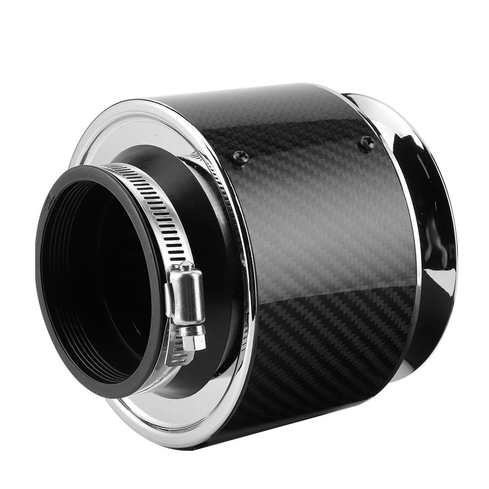 Air Filter Car Universal High Flow 76mm/3inch  Cleaner High Performance for Carbon Fiber Cold Air Intake Sports Car Accessories