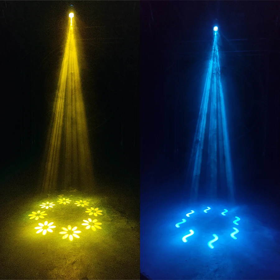 100W LED Moving Head Light DJ Light Stage Lighting with Beam GOBO 8 Faceted Rotating Prism Super Bright DMX Voice Controlled  fo