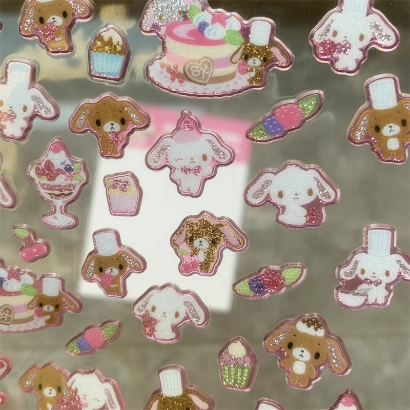 Sugarbunnies Stickers Sheet Seal Anime Bunny Kawaii Cute Stickers Laptop Notebook Sticker Book Decor