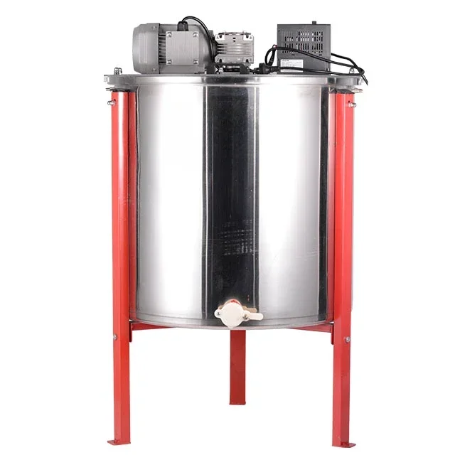 Honey Harvesting Machine 6/8 Frames Electrical Honey Extractor with Horizontal Motor Honey Centrifuge