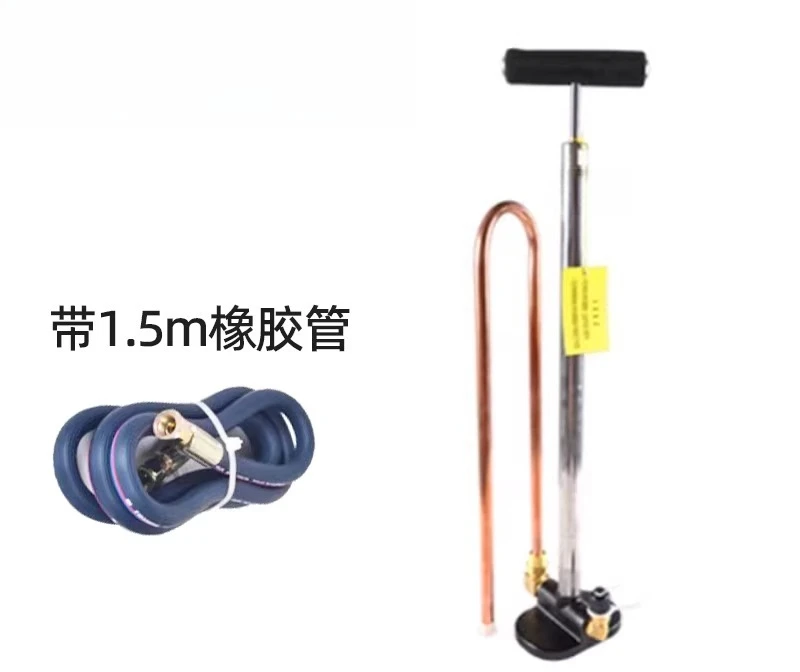 Manual Refrigerant Filling Pump for Central Air Conditioning Compressor, HVAC Charging Tool for Technicians and Repair