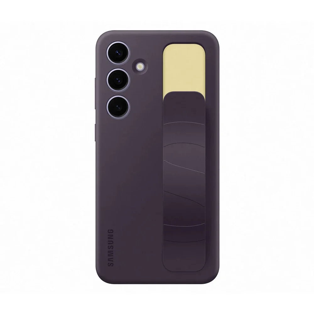 Standing Grip Case For Samsung Galaxy S24 S24+ S24 Plus Original Protective Cover Silicone Grip Case Shockproof Cases（EF-GS921