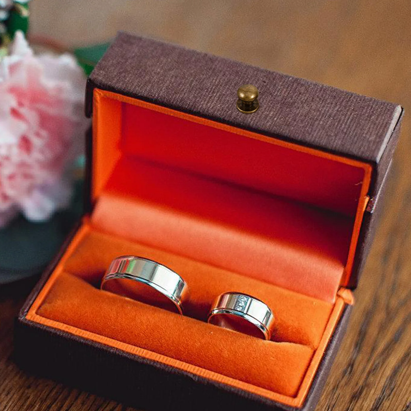 

50Pcs Jewelry Box Knobs Mini Small Gift Box Pulls Sturdy Decorative Drawer Pull Mini Furniture Knobs Practical Cabinet Hardware