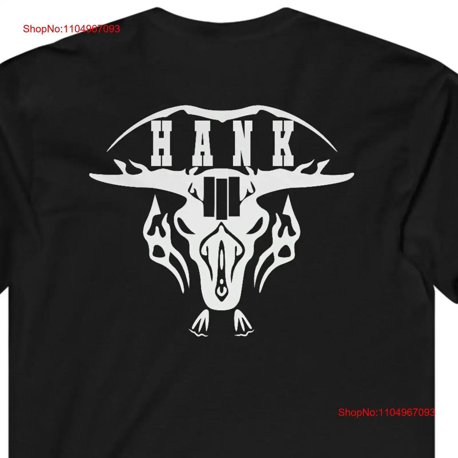 

Футболка Hank III LS спереди и сзади, винтажный стираный топ для повседневной носки, повседневная растягивающаяся футболка с графическим рисунком, удобная модная стильная футболка