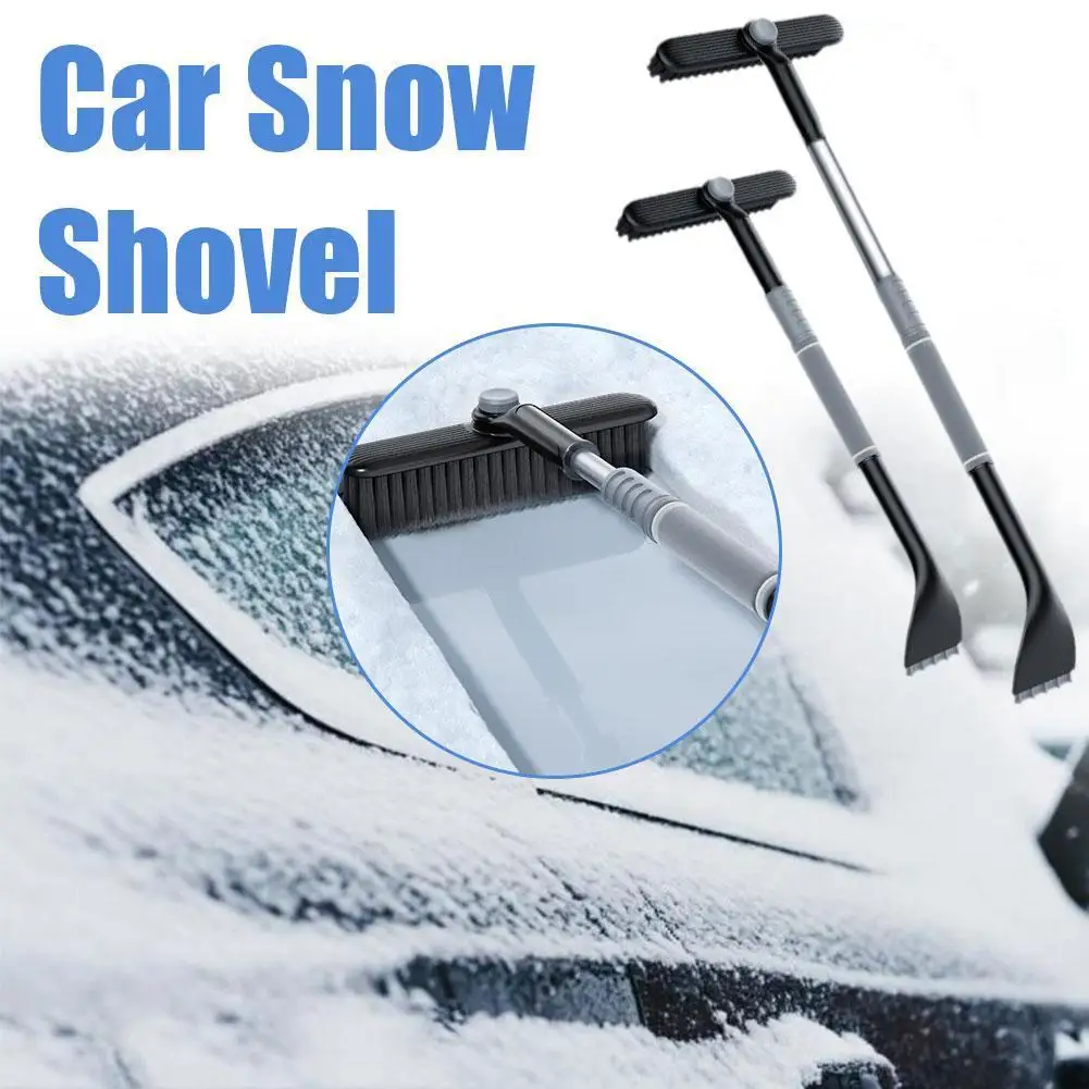 Car Snow Shovel Multi-purpose Alloy Snow Shovel For Car Brush Glass Defrost Scraper Snow Deicing Shovel I5z6