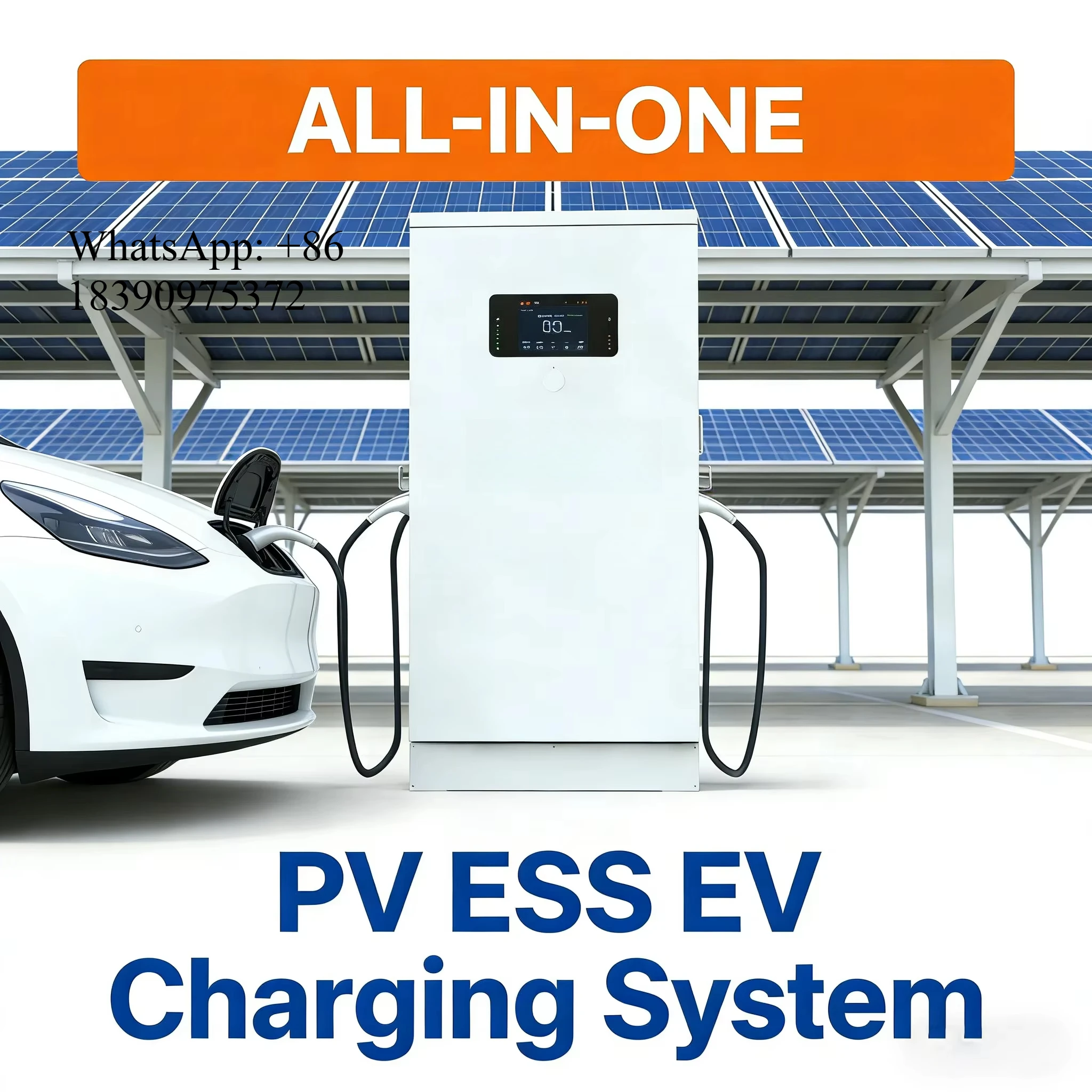60KW to 240KW EV DC Fast Charging Station Floor Mounted 7 Inch Screen DC Electric Car Charger Charging Piles IP54