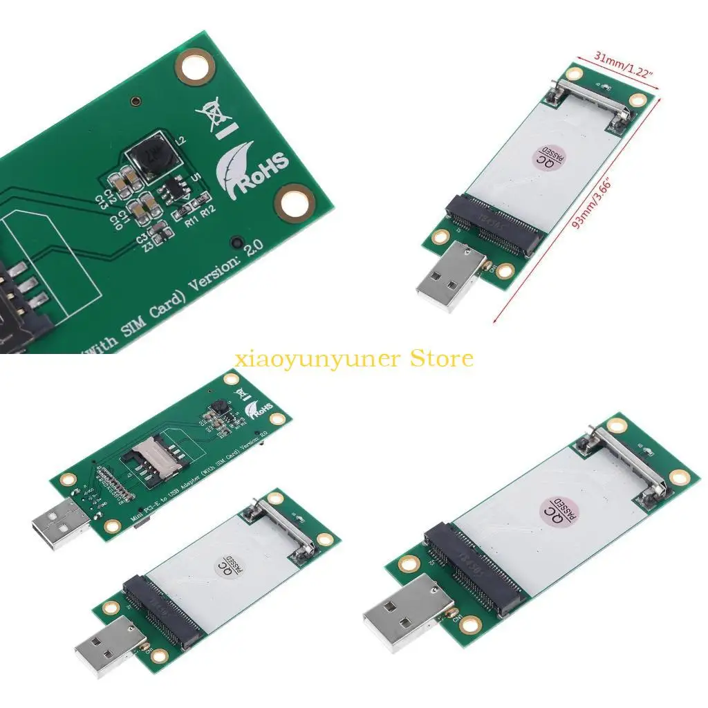 

P9JB Mini PCI-e Wireless WWAN to USB Adapter Card With Slot Card for HUAWEI