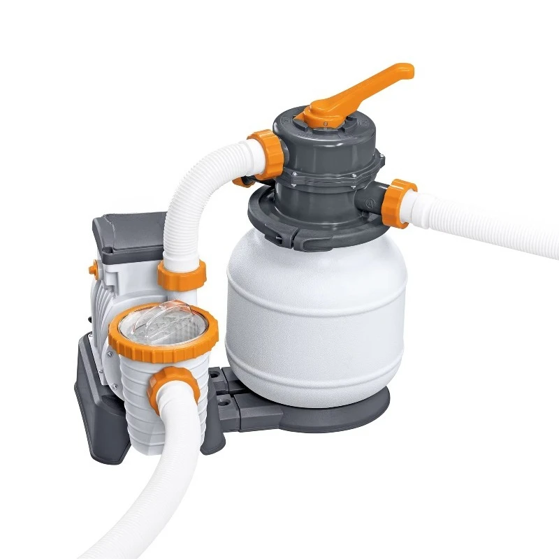 Sand filter pump combination system Aboveground swimming pool filter pump set Money-saving sand filter with water pump