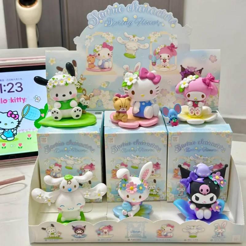 Original Sanrio Characters Spring Flower Series Blind Box Kawaii