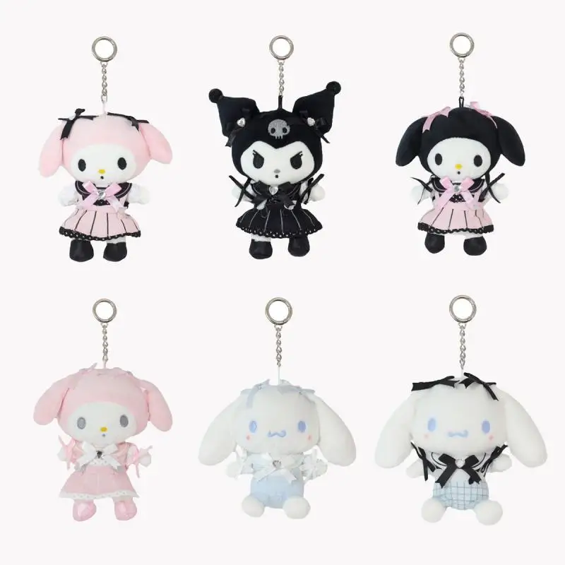 

Sanrio Kuromi My Melody мультфильм милые плюшевые игрушки Kawaii рюкзак кулон брелок мягкие аксессуары для кукол подарок на день рождения для девочек