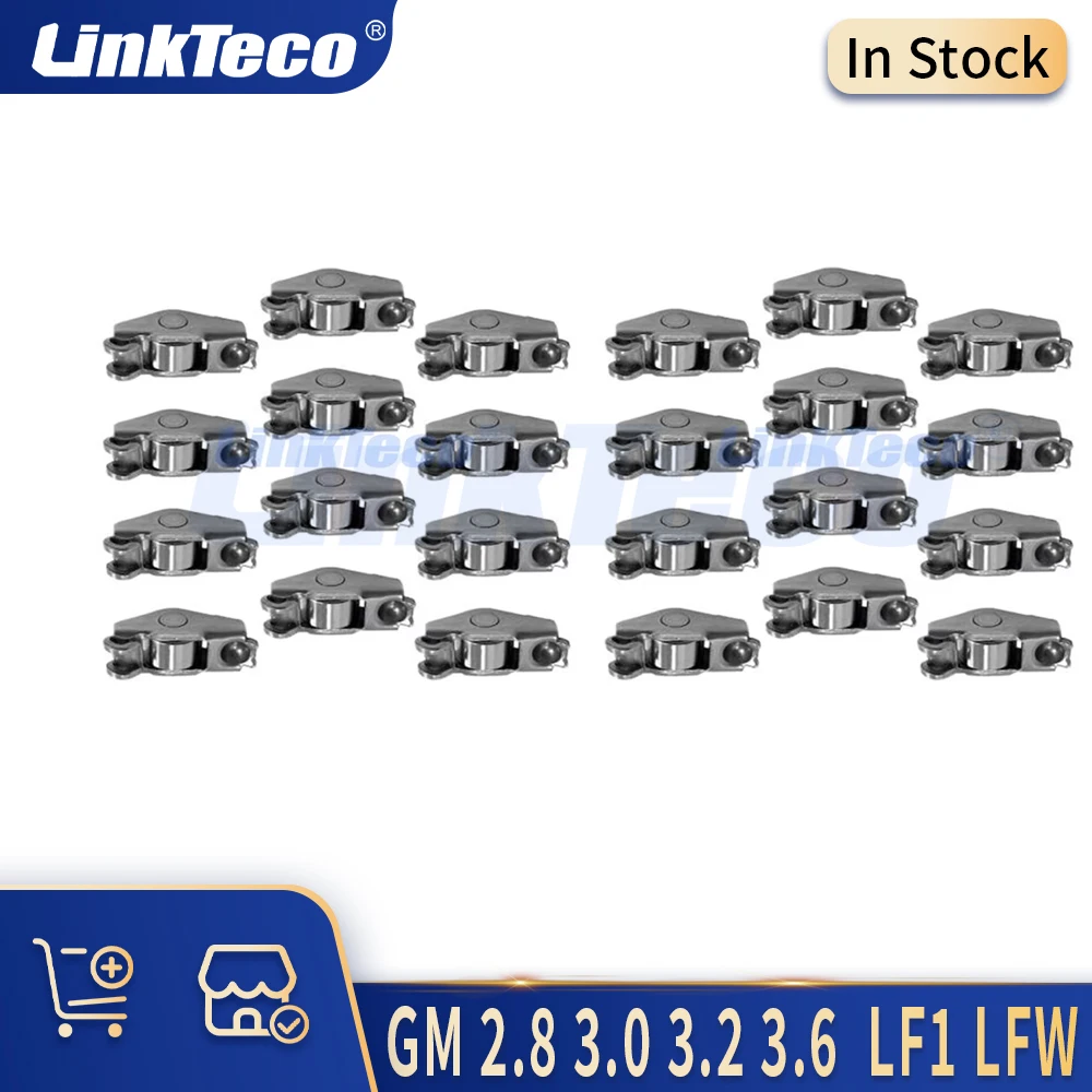 

24Pcs Engine Rocker Arm Fit 2.8 3.0 3.2 3.6 L LF1 LFW 05-18 For GM ALFA ROMEO BUICK CADILLAC CHEVROLET OPEL SAAB SUZUKI VAUXHALL