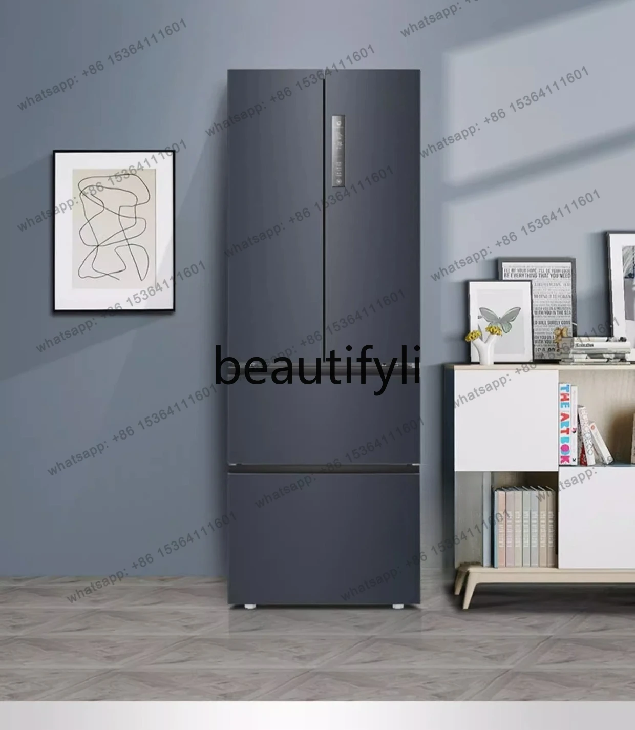 First-class double frequency conversion French multi-door household large-capacity air-cooled frost-free refrigerator