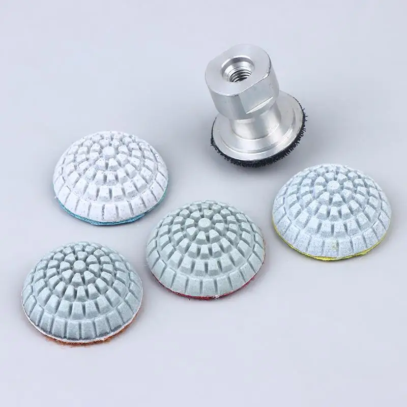Wet Polishing Pad Stone Curved Grinding Disc Head For Polishing Marble Granite Curved Surface Stone