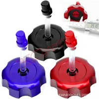 Mini Apollo Small Bull Mars Oil Bottle Cap with Hat ATV Beach Car Fuel Tank Lid CNC Aluminum Oil Can for Automotive Parts