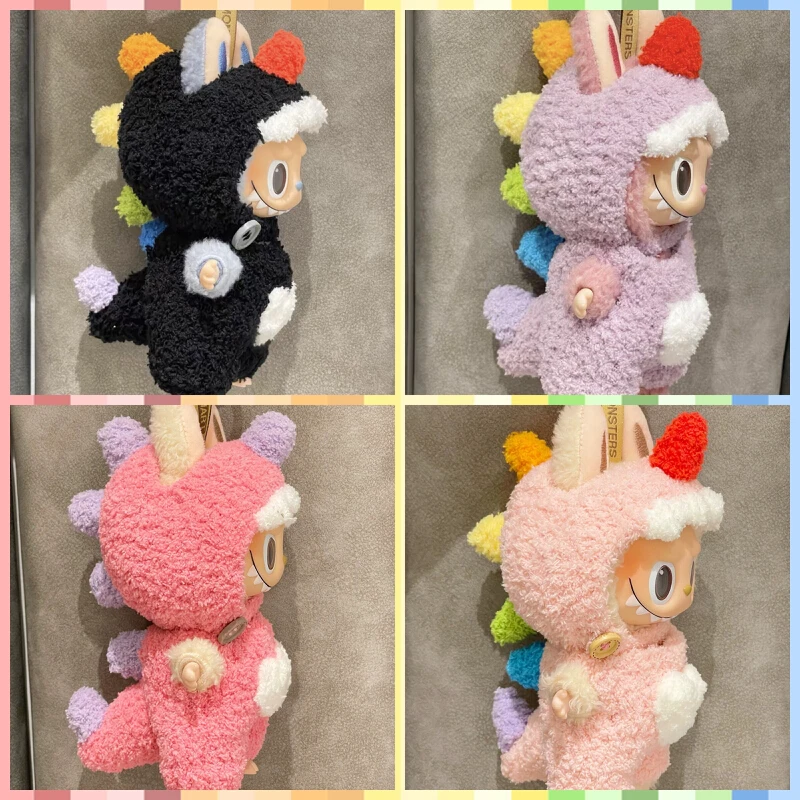 

100% Genuine Zimomo Accessories For Labubu Clothes Macaron Doll Clothes Mokok Sitting Party Angel Handmade Clothes In The Cloud
