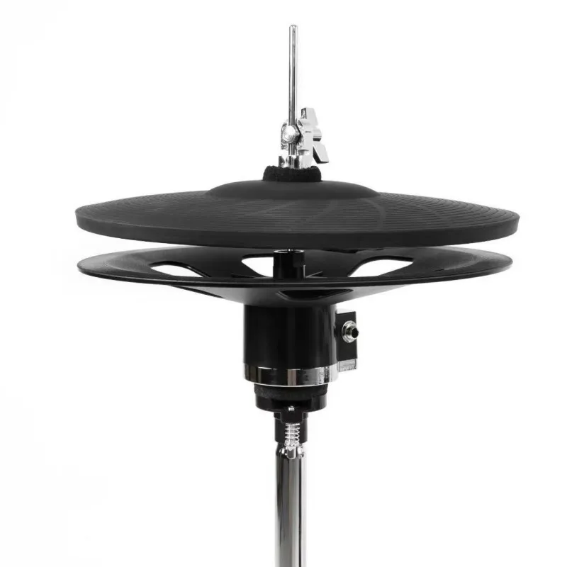 Drum Cymbal Drum Parts 12 Inch Double Piece Electronic Drum Hihat With Controller 360 Degree Force Sensor