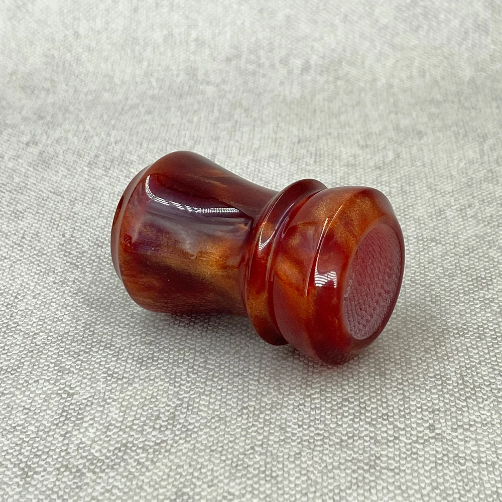 BOTI-BRUSH Amber Blaze Resin Shaving Brush Handle Single Item Minimum Order, Handle Styles Can Be Replaced.