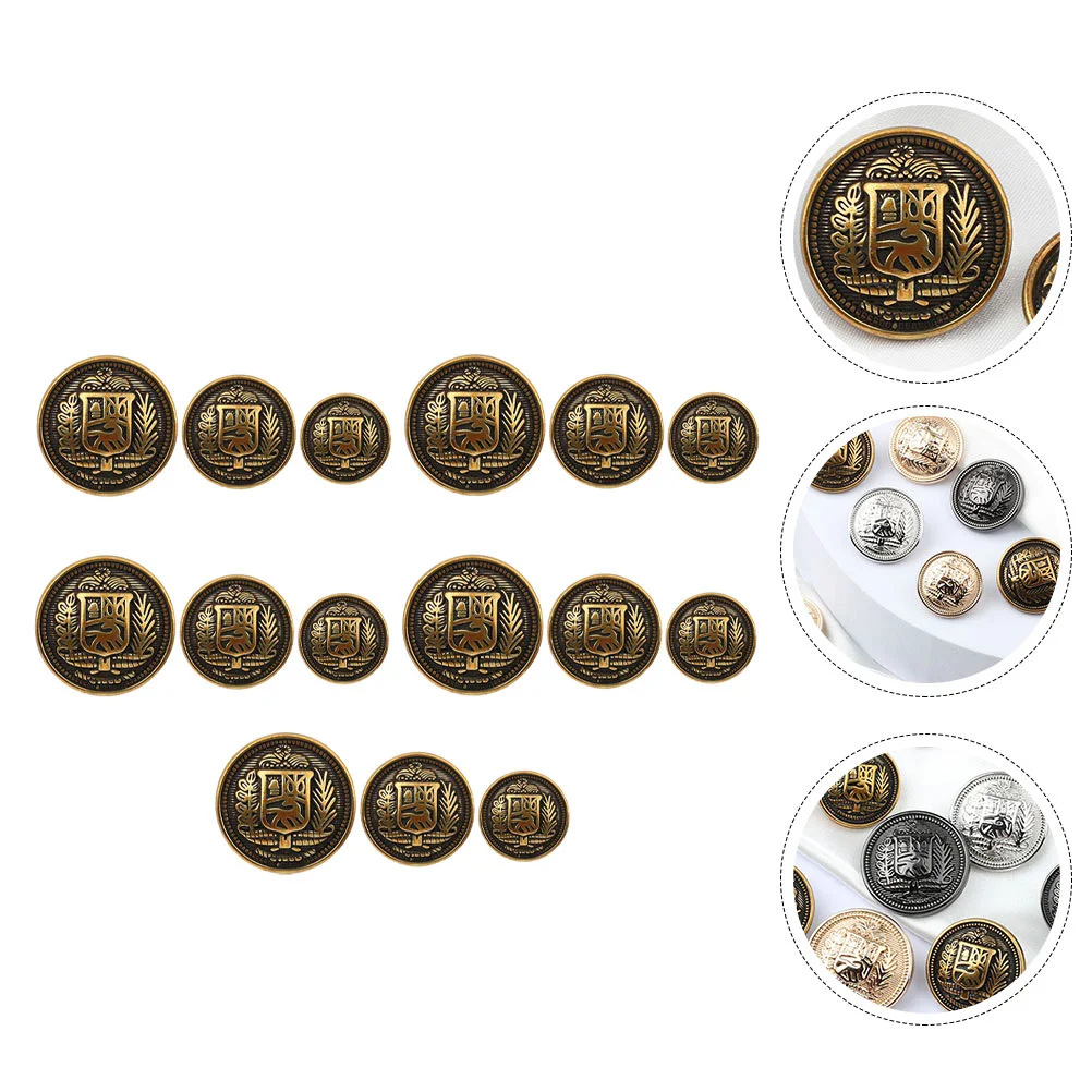 DIY,亜鉛合金,ヴィンテージ装飾,英国スタイル,手縫い,ファッション,30個用の金属ボタン