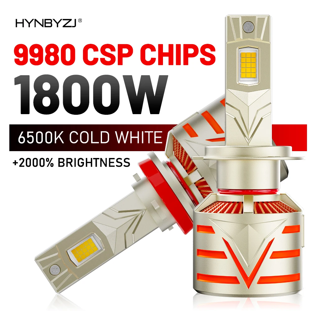 

H7 2200000LM H11 LED Headlight Bulb H1 9005 9006 H4 Turbo Headlamps 6500K White Headlights Bulb for Auto Lamp Bulb Accessories