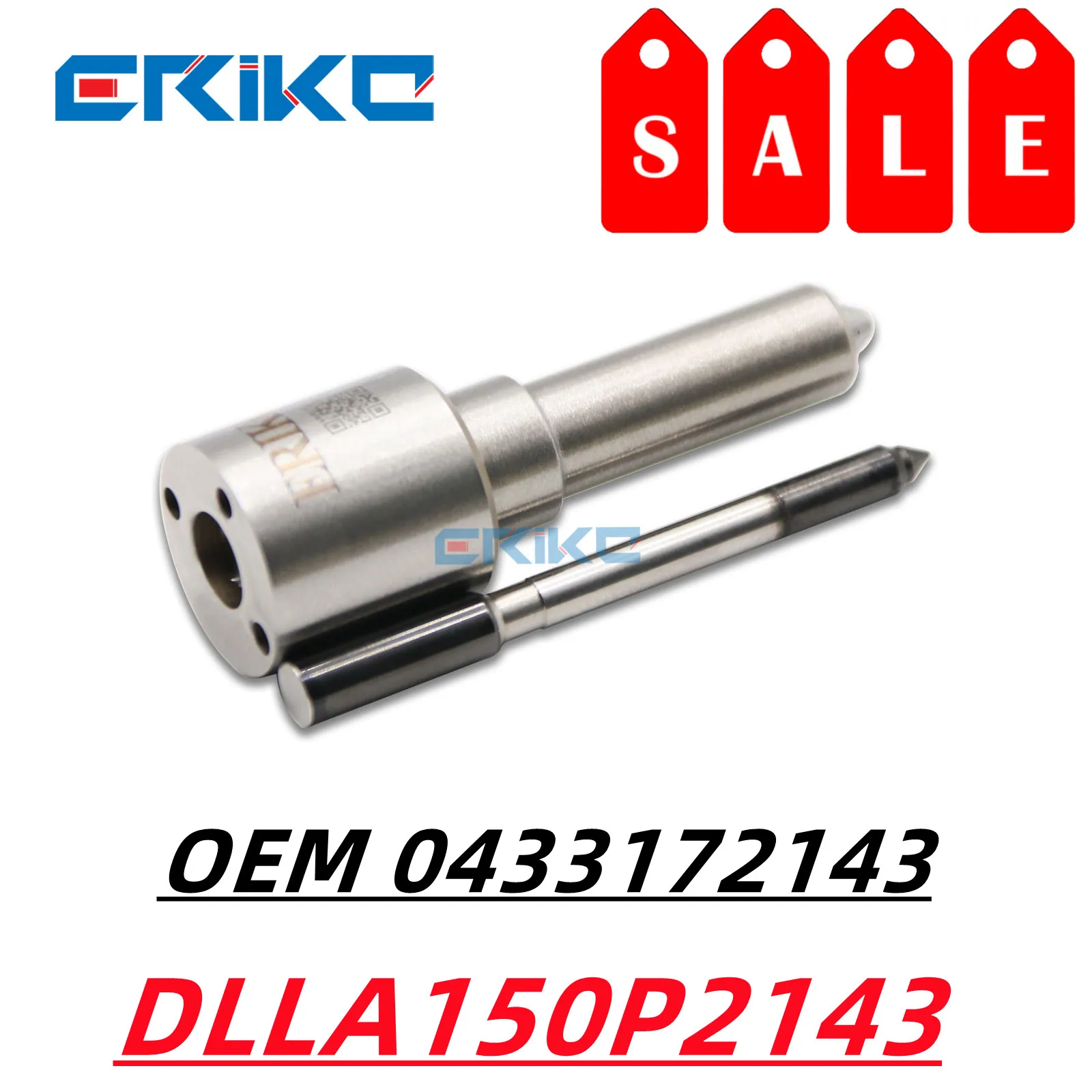 Boquilla de bomba de combustible automática DLLA150P2143 DLLA 150 P2143, boquilla de inyección de repuestos Common Rail 0433172143 para 0445120191 0445120260