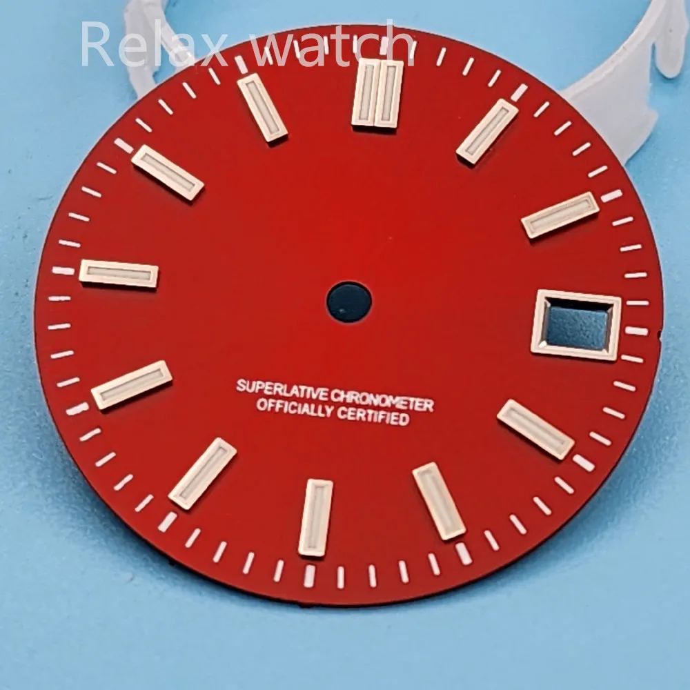 29MM Green Luminous Dial for NH35 NH36 Automatic Movement