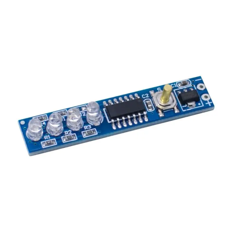 A96K-LED Display Board Charge Indicator Module For 1-4S 3.7V 18650 For Lithium Batteries For Li- Cell Pack Monitoring