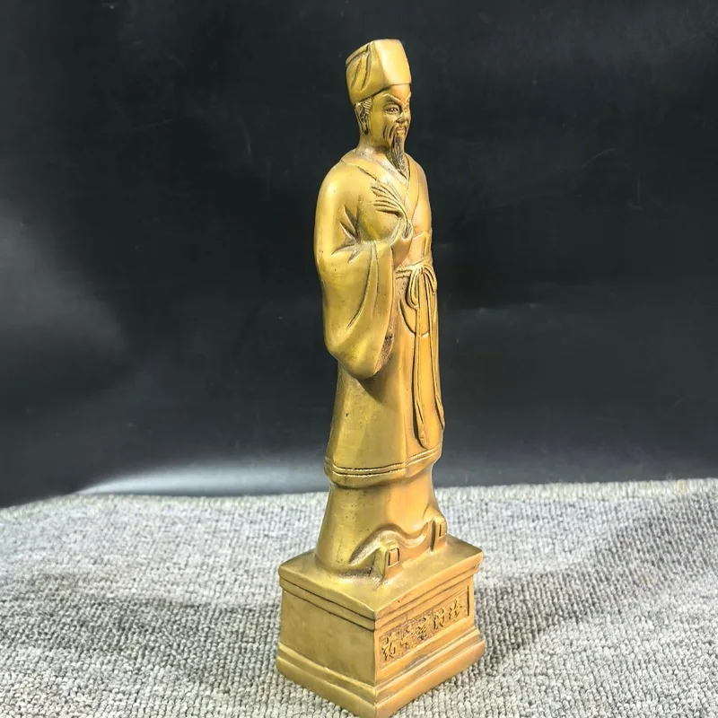 Bronze Portraits of Five Ancient , Figurines of Famous Chinese Medicine Doctors, Metal Craft