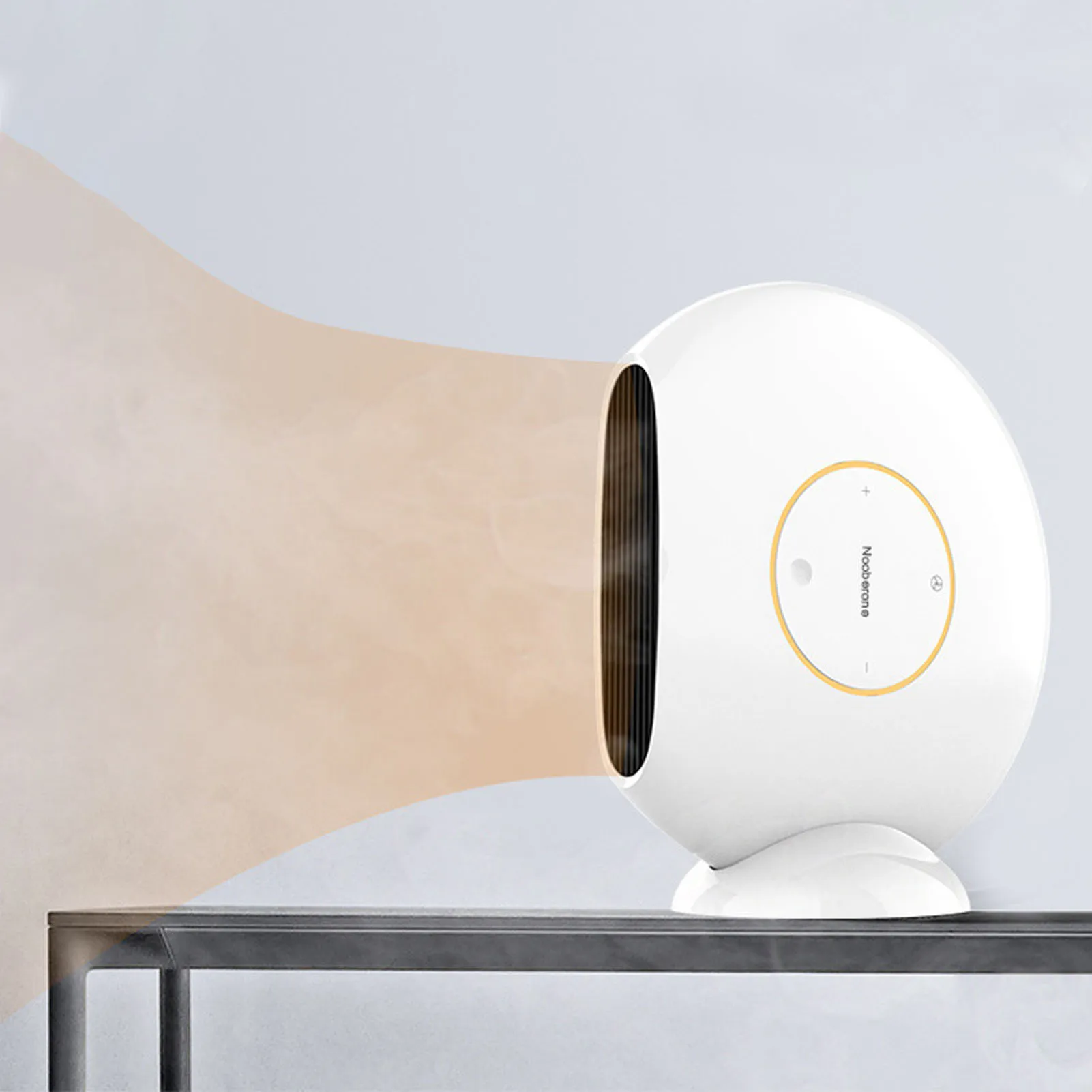 

1000W PTC Ceramics Space Heater Electric Portable Desktop Heater Intelligent Fast Heating for Indoor Bedroom Office